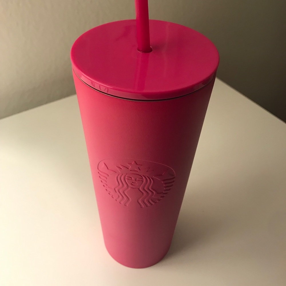 Starbucks hot pink cold cup